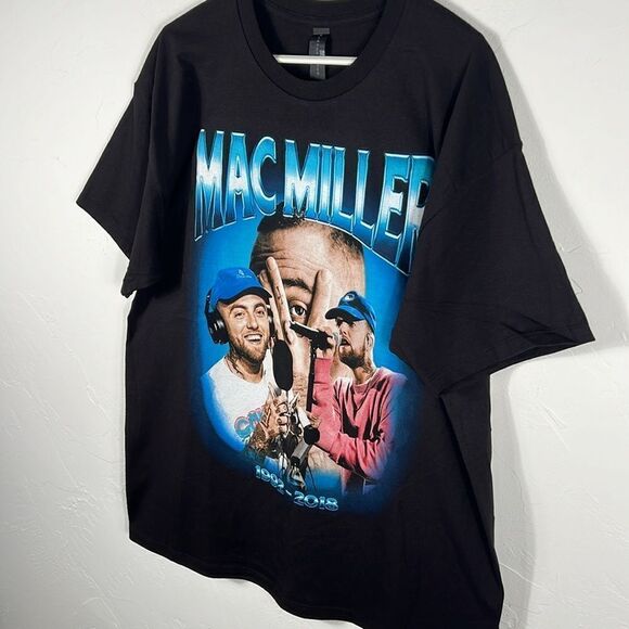 🔥🔥 “NEW” MAC MILLER Rap Music Tee RARE Memorial T-Shirt Sz XL - Never Worn - Picture 4 of 6
